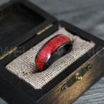 Wood Ring, Wood Wedding Band, Black Wood Ring, Black Wedding Band, Wood Wedding Ring, Black Wedding Ring - Image 4