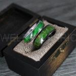 Wood Rings, Wood Wedding Bands, Black Wood Rings, Black Wedding Bands, Wood Wedding Rings, Black Wedding Rings