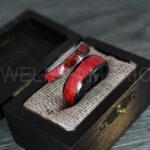 Wood Rings, Wood Wedding Bands, Black Wood Rings, Black Wedding Bands, Wood Wedding Rings, Black Wedding Rings