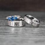 I Love You I Know Rings, Aurebesh Rings, Silver Wedding Bands, Aurebesh Wedding Bands, Aurebesh Wedding Rings, Aurebesh Jewelry