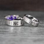 I Love You I Know Rings, Aurebesh Rings, Silver Wedding Bands, Aurebesh Wedding Bands, Aurebesh Wedding Rings, Aurebesh Jewelry