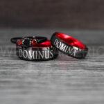 Dominus Ring, Domina Ring, Dominus and Domina Rings, Couple Jewelry, Roman Jewelry Roman Rings His and Her Wedding Bands Black Wedding Rings