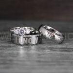 I Love You I Know Rings, Aurebesh Rings, Silver Wedding Bands, Aurebesh Wedding Bands, Aurebesh Wedding Rings, Aurebesh Jewelry