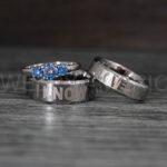 I Love You I Know Rings, Aurebesh Rings, Silver Wedding Bands, Aurebesh Wedding Bands, Aurebesh Wedding Rings, Aurebesh Jewelry - Image 5