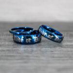 Ride or Die Rings, Ride or Die, Ride or Die Wedding Rings, Ride or Die Wedding Bands, Blue Wedding Rings, Blue Wedding Bands, Biker Rings