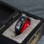 Ride or Die Rings, Ride or Die, Ride or Die Wedding Rings, Ride or Die Wedding Bands, Black Wedding Rings, Black Wedding Bands, Biker Rings - Image 6