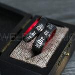 Ride or Die Rings, Ride or Die, Ride or Die Wedding Rings, Ride or Die Wedding Bands, Black Wedding Rings, Black Wedding Bands, Biker Rings - Image 3