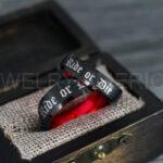 Ride or Die Rings, Ride or Die, Ride or Die Wedding Rings, Ride or Die Wedding Bands, Black Wedding Rings, Black Wedding Bands, Biker Rings - Image 2