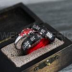 Ride or Die Rings, Ride or Die, Ride or Die Wedding Rings, Ride or Die Wedding Bands, Black Wedding Rings, Black Wedding Bands, Biker Rings