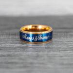 Always and Forever Rings, Couple Rings, Couple Wedding Bands, Matching Couple Rings, Couple Jewelry, Rose Gold Wedding Rings - Image 3