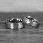 Ride or Die Rings, Ride or Die, Ride or Die Wedding Rings, Ride or Die Wedding Bands, Silver Wedding Rings, Silver Wedding Bands, Biker Rings