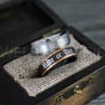 Ride or Die Rings, Ride or Die, Ride or Die Wedding Rings, Ride or Die Wedding Bands, Black Wedding Rings, Black Wedding Bands, Biker Rings