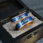 His One Her Only Rings, Couple Rings, Couple Wedding Rings, Matching Rings, Matching Wedding Bands, Black Wedding Rings, Couple Jewelry