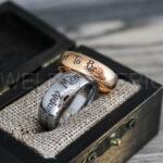 Simply Meant To Be Rings, Silver Wedding Bands, Silver Wedding Rings, Jack and Sally Rings, Jack and Sally Wedding Rings