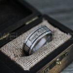 Simply Meant To Be Rings, Silver Wedding Bands, Silver Wedding Rings, Jack and Sally Rings, Jack and Sally Wedding Rings - Image 4