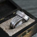 Simply Meant To Be Rings, Silver Wedding Bands, Silver Wedding Rings, Jack and Sally Rings, Jack and Sally Wedding Rings - Image 3