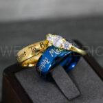Simply Meant To Be Rings, Gold Wedding Bands, Gold Wedding Rings, Jack and Sally Rings, Jack and Sally Wedding Rings