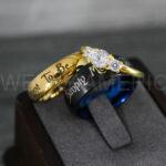 Simply Meant To Be Rings, Gold Wedding Bands, Gold Wedding Rings, Jack and Sally Rings, Jack and Sally Wedding Rings