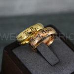 Simply Meant To Be Rings, Gold Wedding Bands, Gold Wedding Rings, Jack and Sally Rings, Jack and Sally Wedding Rings