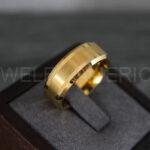 Gold Wedding Band, Gold Wedding Ring, His Wedding Band, His Wedding Ring, Groom Gold Wedding Ring