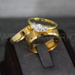 Gold Wedding Bands, Couple Rings, Gold Wedding Rings, His and Hers Wedding Bands, Couple Rings - Image 5