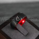 Penguin Rings, Penguin Jewelry, Penguins Wedding Rings, Penguins Wedding Bands, Black Wedding Bands, Black Wedding Rings, Penguins Jewelry - Image 3