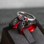 Penguin Rings, Penguin Jewelry, Penguins Wedding Rings, Penguins Wedding Bands, Black Wedding Bands, Black Wedding Rings, Penguins Jewelry