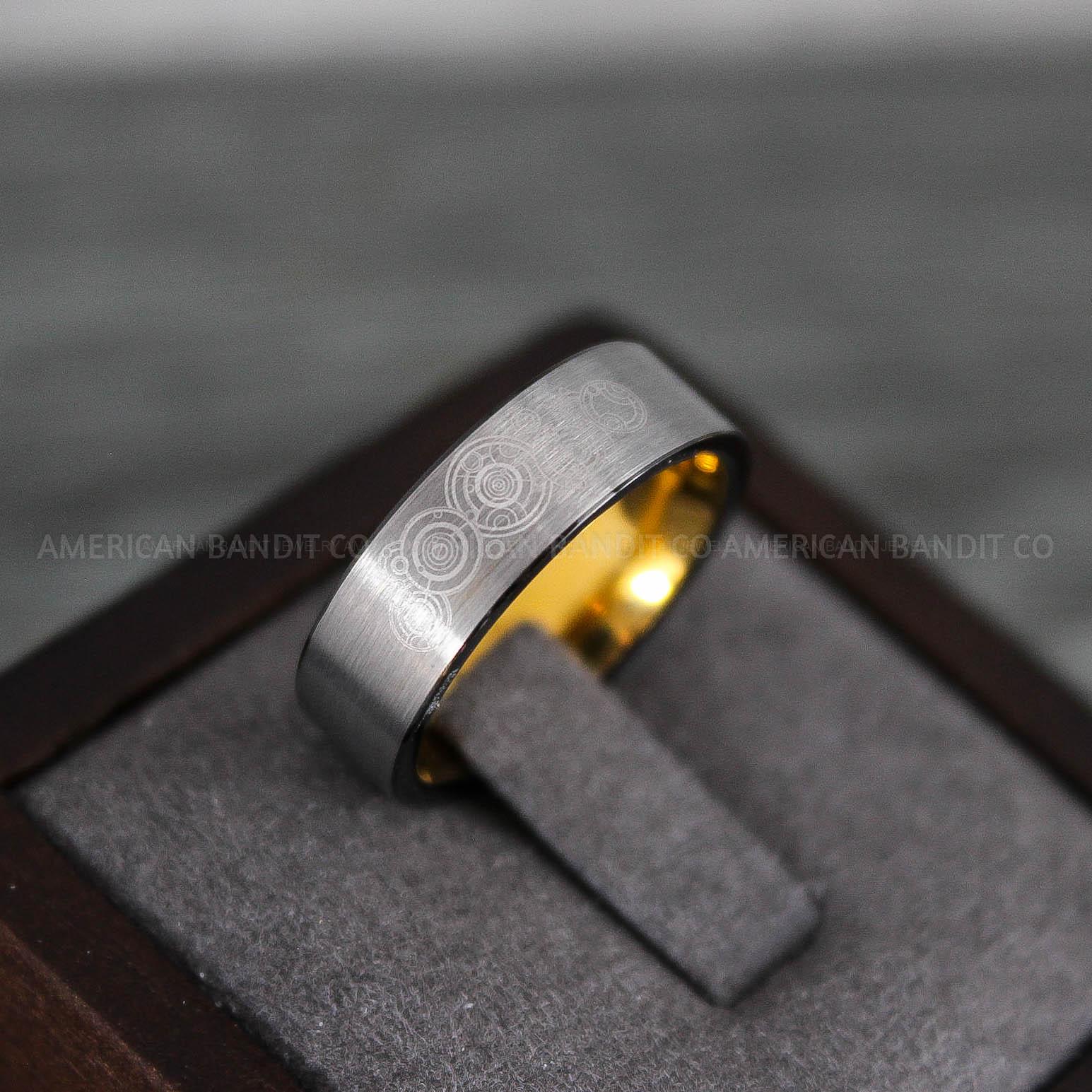 IMG_8813 Dr Who Rings, Dr Who Wedding Rings, Dr Who Jewelry, Gallifreyan Rings, Gallifreyan Wedding Rings, Gallifreyan Wedding Bands, Gallifreyan Jewelry - Image 1