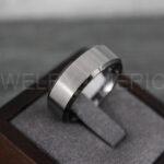 Silver Wedding Band, Silver Wedding Ring, His Wedding Band, His Wedding Ring, Groom Silver Wedding Ring