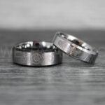 Dr Who Rings, Dr Who Wedding Rings, Dr Who Jewelry, Gallifreyan Rings, Gallifreyan Wedding Rings, Gallifreyan Wedding Bands, Gallifreyan Jewelry - Image 4