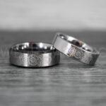 Dr Who Rings, Dr Who Wedding Rings, Dr Who Jewelry, Gallifreyan Rings, Gallifreyan Wedding Rings, Gallifreyan Wedding Bands, Gallifreyan Jewelry - Image 6