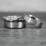 Dr Who Rings, Dr Who Wedding Rings, Dr Who Jewelry, Gallifreyan Rings, Gallifreyan Wedding Rings, Gallifreyan Wedding Bands, Gallifreyan Jewelry