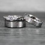 Dr Who Rings, Dr Who Wedding Rings, Dr Who Jewelry, Gallifreyan Rings, Gallifreyan Wedding Rings, Gallifreyan Wedding Bands, Gallifreyan Jewelry