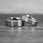 Dr Who Rings, Dr Who Wedding Rings, Dr Who Jewelry, Gallifreyan Rings, Gallifreyan Wedding Rings, Gallifreyan Wedding Bands, Gallifreyan Jewelry - Image 3