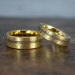 Elvish Rings, Elvish Wedding Rings, Elvish Wedding Bands, Elvish Jewelry, Gold Wedding Rings - Image 2
