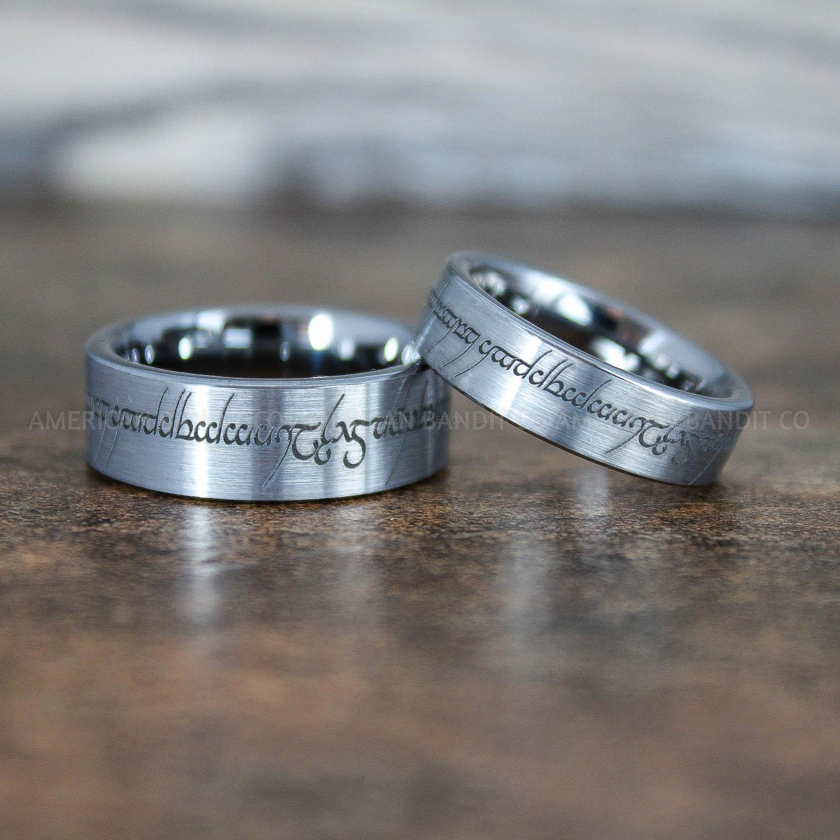 IMG_8860 Elvish Rings, Elvish Wedding Rings, Elvish Wedding Bands, Elvish Jewelry, Silver Wedding Rings - Image 1