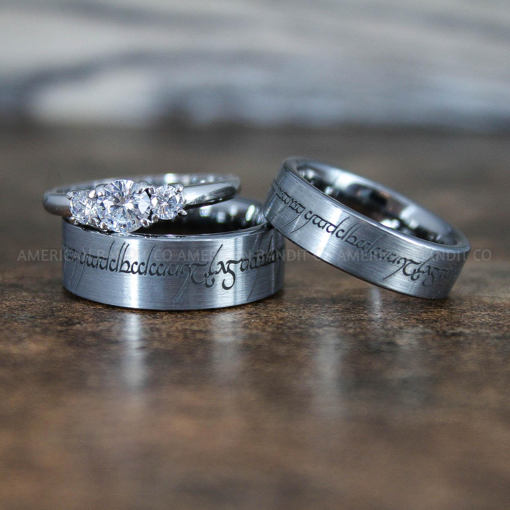 IMG_8861 Elvish Rings, Elvish Wedding Rings, Elvish Wedding Bands, Elvish Jewelry, Silver Wedding Rings - Image 1