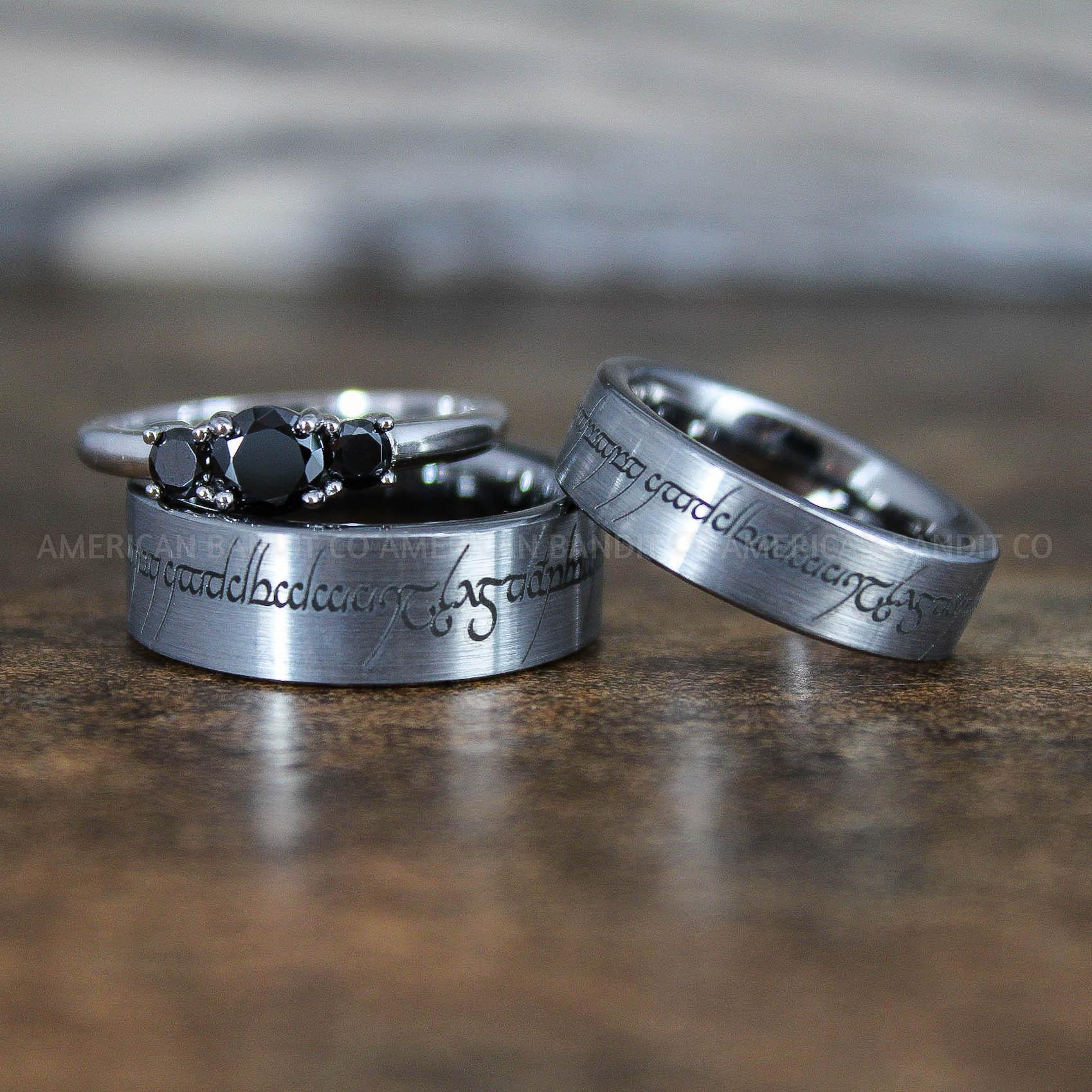 IMG_8862 Elvish Rings, Elvish Wedding Rings, Elvish Wedding Bands, Elvish Jewelry, Silver Wedding Rings - Image 1