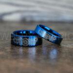 Dr Who Rings, Dr Who Wedding Rings, Dr Who Jewelry, Gallifreyan Rings, Gallifreyan Wedding Rings, Gallifreyan Wedding Bands, Gallifreyan Jewelry - Image 4