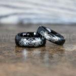 Dr Who Rings, Dr Who Wedding Rings, Dr Who Jewelry, Gallifreyan Rings, Gallifreyan Wedding Rings, Gallifreyan Wedding Bands, Gallifreyan Jewelry - Image 3