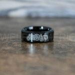 Dr Who Rings, Dr Who Wedding Rings, Dr Who Jewelry, Gallifreyan Rings, Gallifreyan Wedding Rings, Gallifreyan Wedding Bands, Gallifreyan Jewelry - Image 3