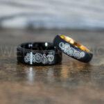 Dr Who Rings, Dr Who Wedding Rings, Dr Who Jewelry, Gallifreyan Rings, Gallifreyan Wedding Rings, Gallifreyan Wedding Bands, Gallifreyan Jewelry