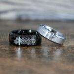 Dr Who Rings, Dr Who Wedding Rings, Dr Who Jewelry, Gallifreyan Rings, Gallifreyan Wedding Rings, Gallifreyan Wedding Bands, Gallifreyan Jewelry