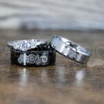 Dr Who Rings, Dr Who Wedding Rings, Dr Who Jewelry, Gallifreyan Rings, Gallifreyan Wedding Rings, Gallifreyan Wedding Bands, Gallifreyan Jewelry - Image 7