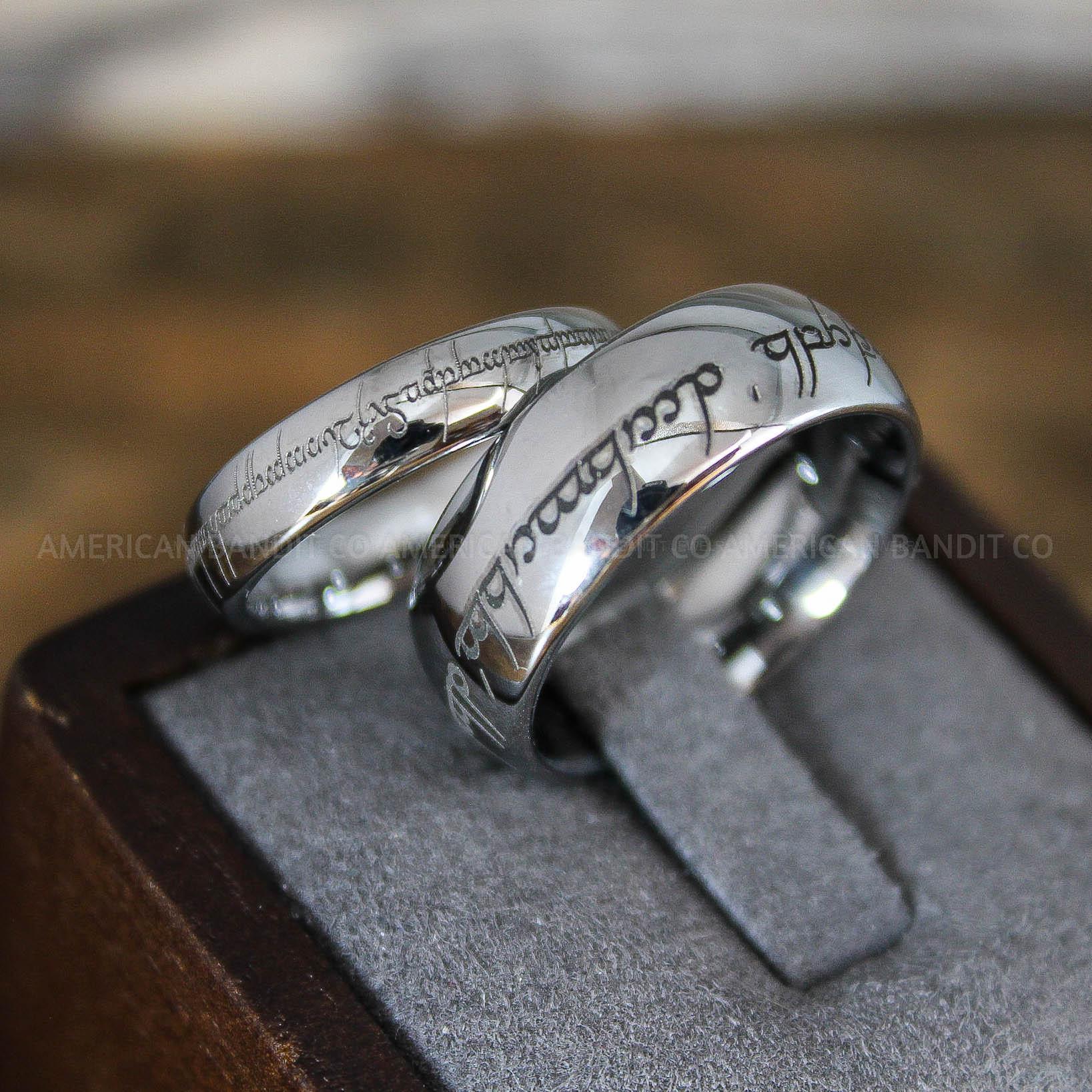 IMG_8902 Elvish Rings, Elvish Wedding Rings, Elvish Wedding Bands, Elvish Jewelry, Silver Wedding Rings - Image 1