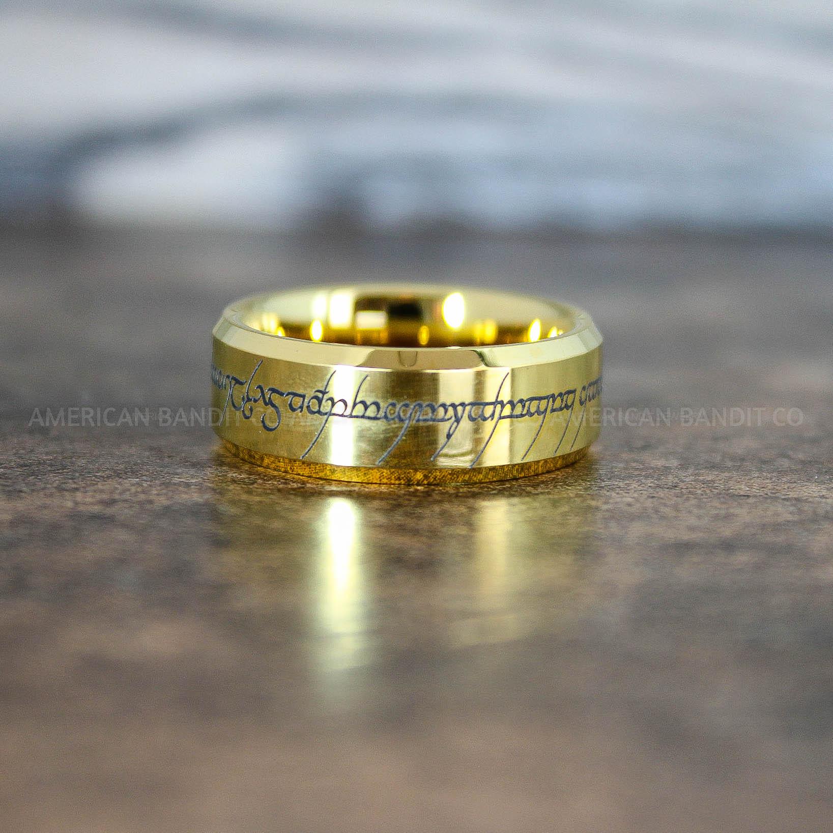 IMG_8904 Elvish Rings, Elvish Wedding Rings, Elvish Wedding Bands, Elvish Jewelry, Gold Wedding Rings - Image 1