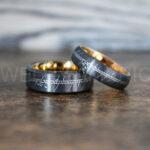 Elvish Rings, Elvish Wedding Rings, Elvish Wedding Bands, Elvish Jewelry, Gunmetal Wedding Rings - Image 5