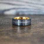 Elvish Rings, Elvish Wedding Rings, Elvish Wedding Bands, Elvish Jewelry, Gunmetal Wedding Rings