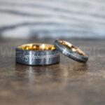 Elvish Rings, Elvish Wedding Rings, Elvish Wedding Bands, Elvish Jewelry, Gunmetal Wedding Rings