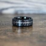 Elvish Rings, Elvish Wedding Rings, Elvish Wedding Bands, Elvish Jewelry, Black Wedding Rings - Image 3